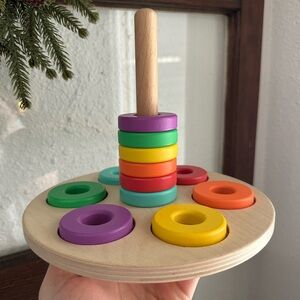 Lovevery Flexible Wooden Ring Stacker